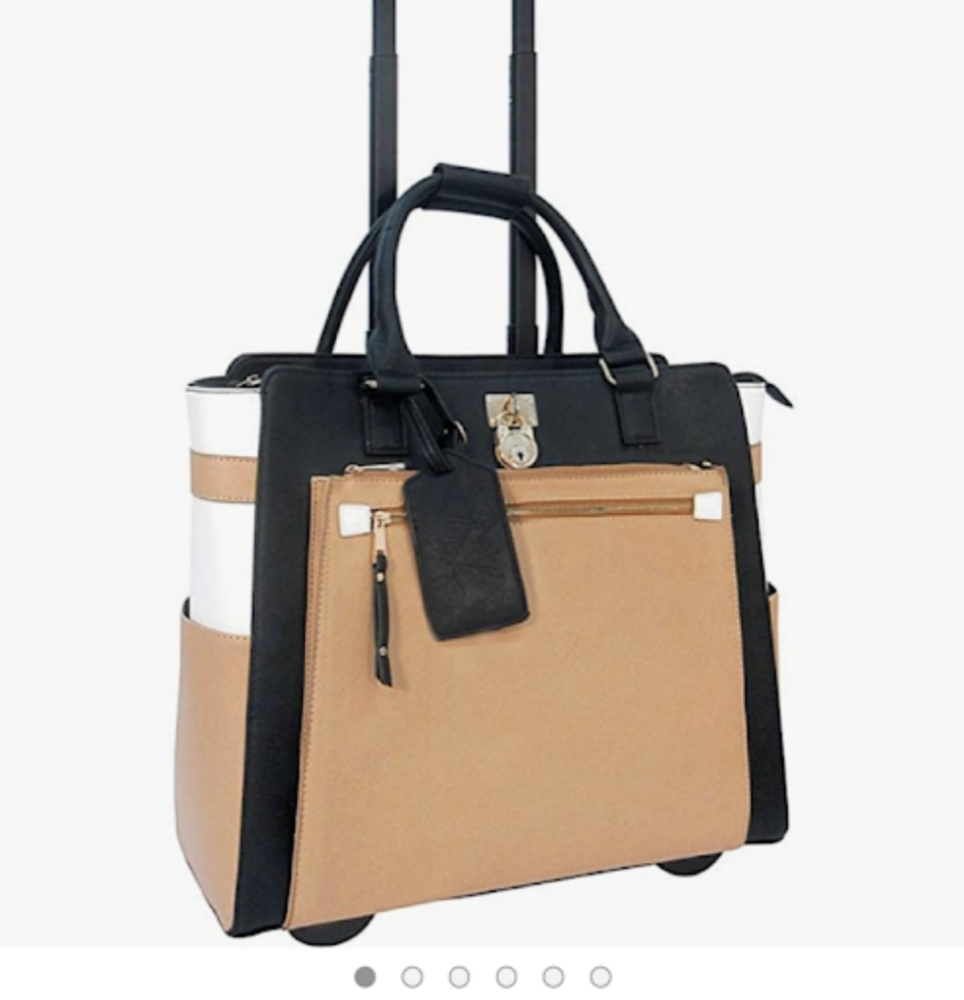 Cabrelli & Co. Laura Lock Rolling Briefcase717020U